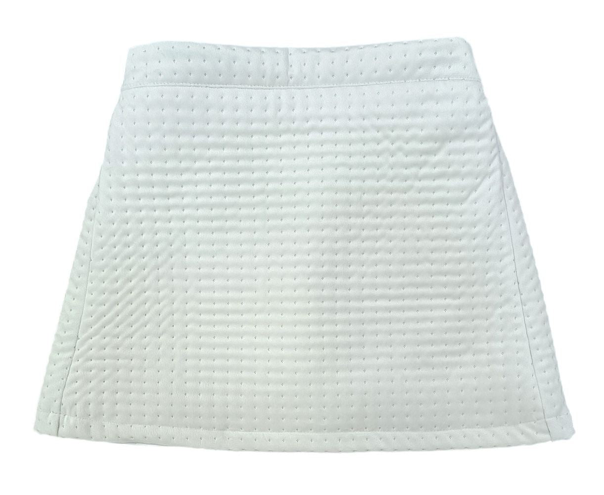 James & Lottie Be Elizabeth Girls Quilted Skirt - Cream