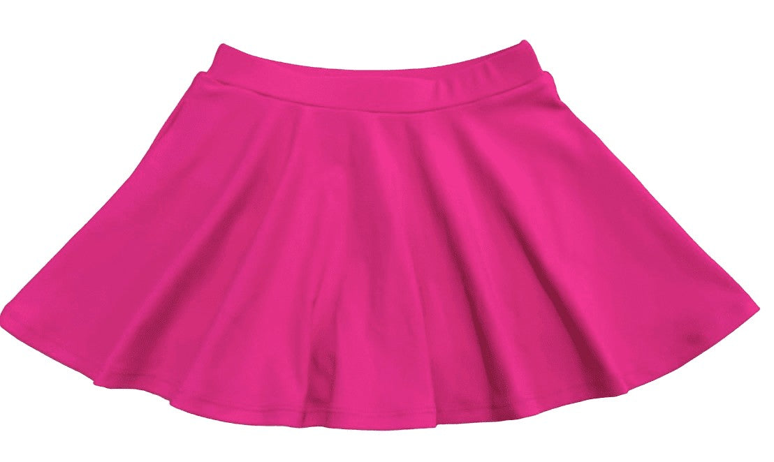 LuLu BeBe Girls Athleisure Skort - Fuchsia Pink