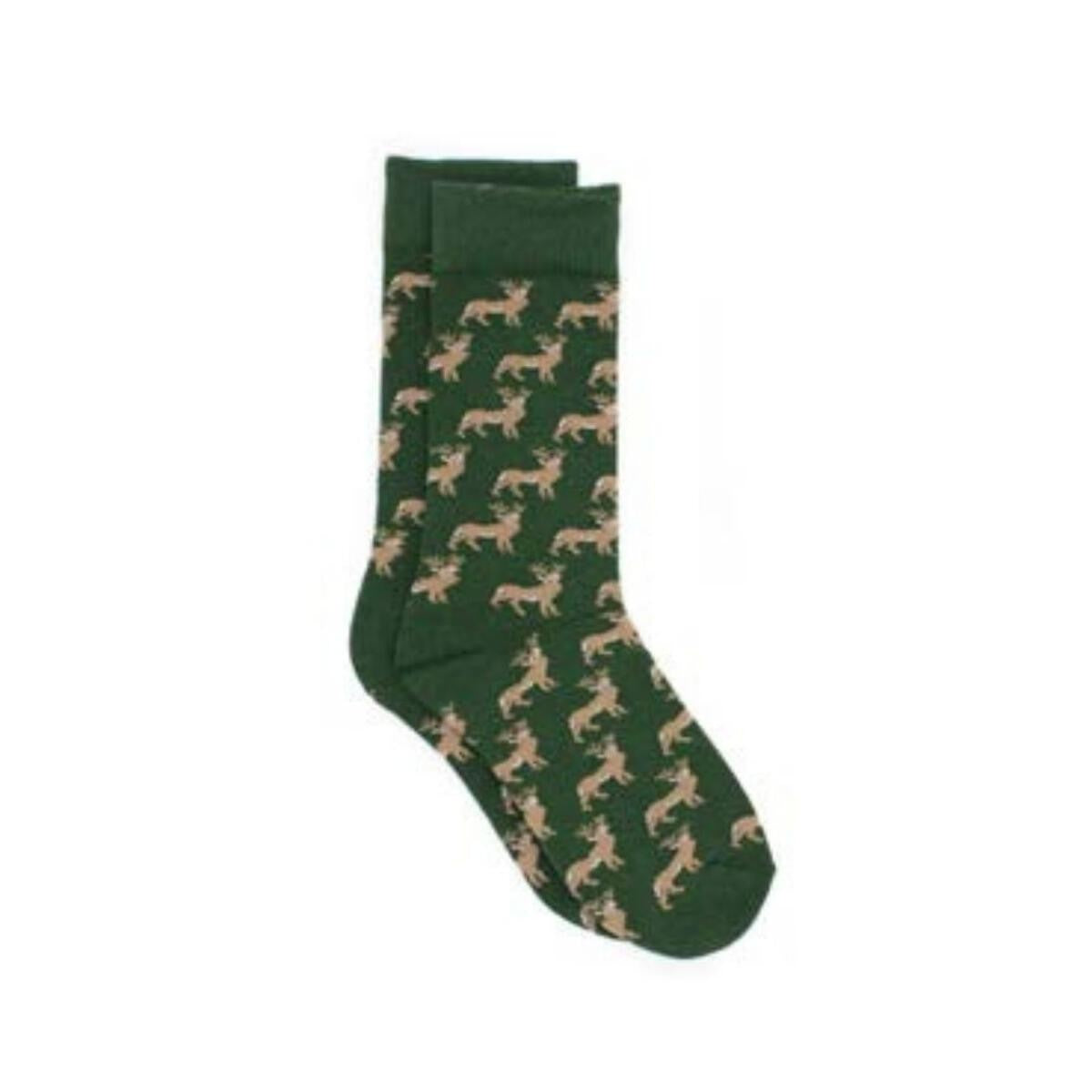 Properly Tied Boys Lucky Duck Socks - Green Whitetail Buck by Properly Tied