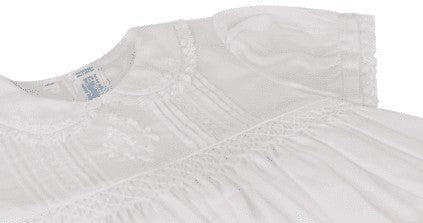 Feltman Brothers Girls Flower Girl Dress with Sash - White