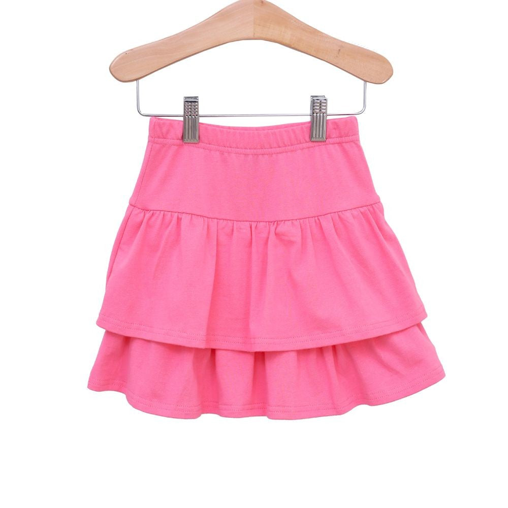 Trotter Street Kids Girls Rosemary Skort - Bright Pink by Trotter Street Kids