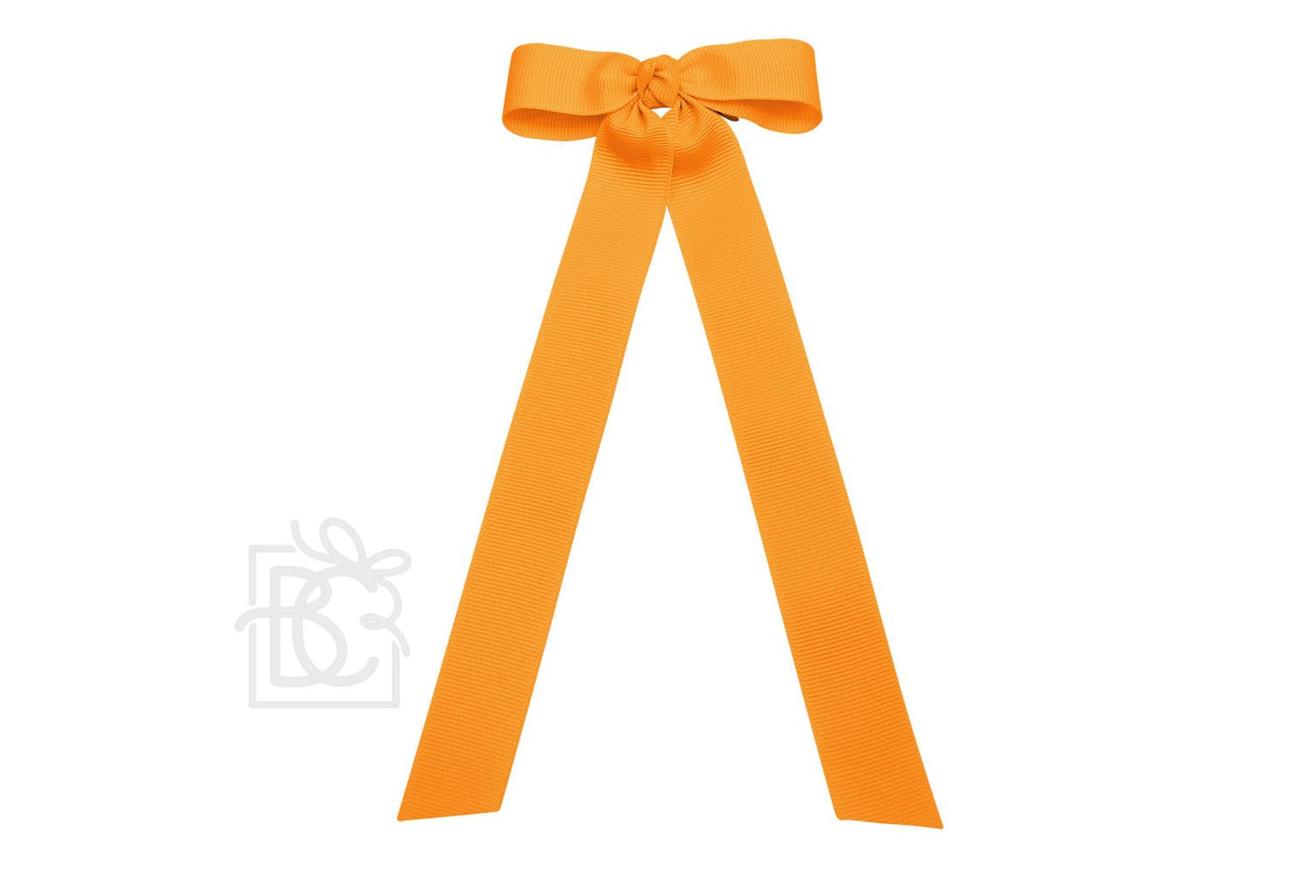 Beyond Creations Girls Grosgrain Bow with Streamer Tails - Yellow Gold Mustard by Beyond Creations
