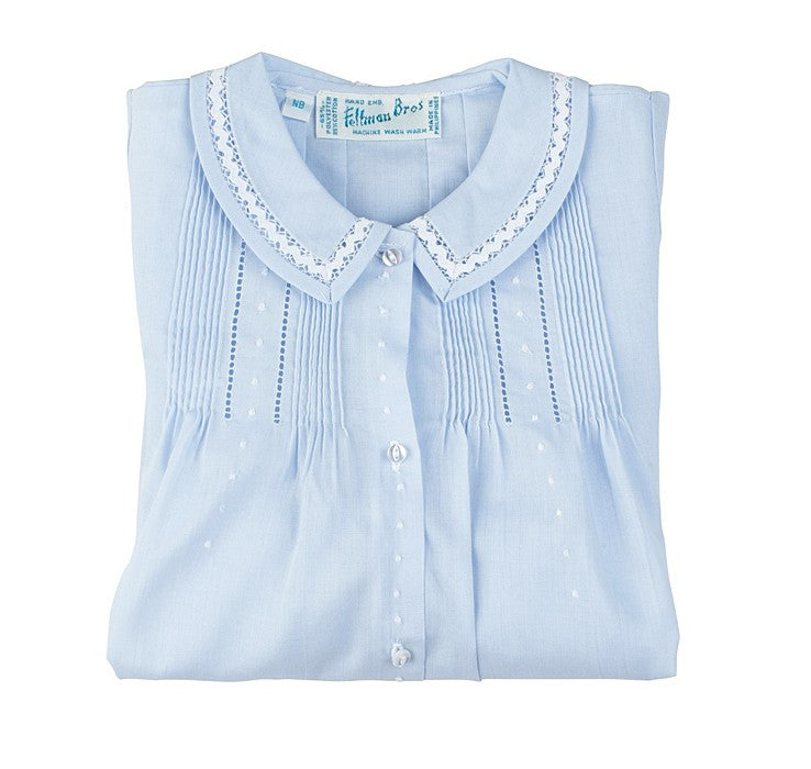 Feltman Brothers 74174 Infant Boys Light Blue Traditional Day Gowns