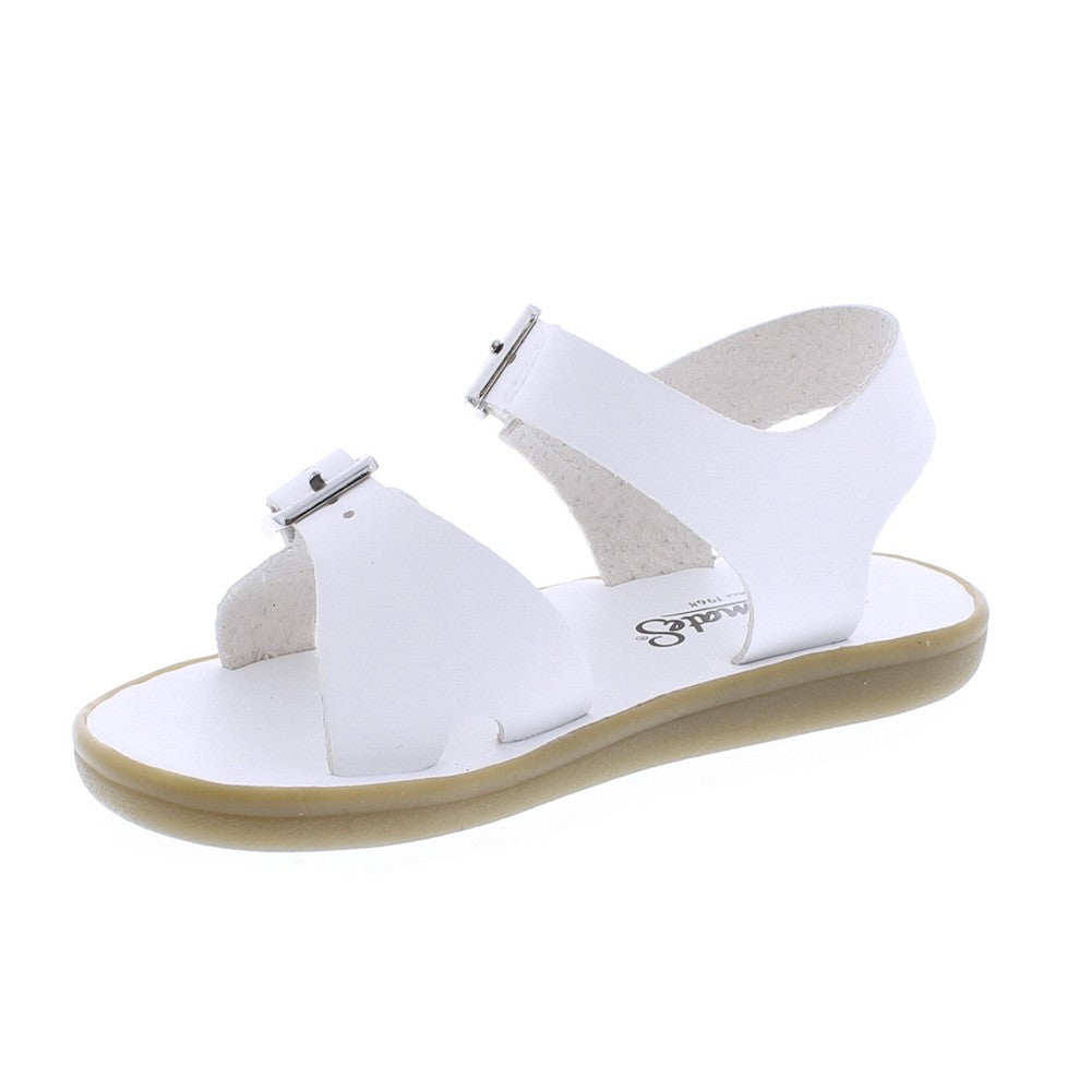 Footmates Kids Sustainable Sandals - Eco-Tide Microfiber - White