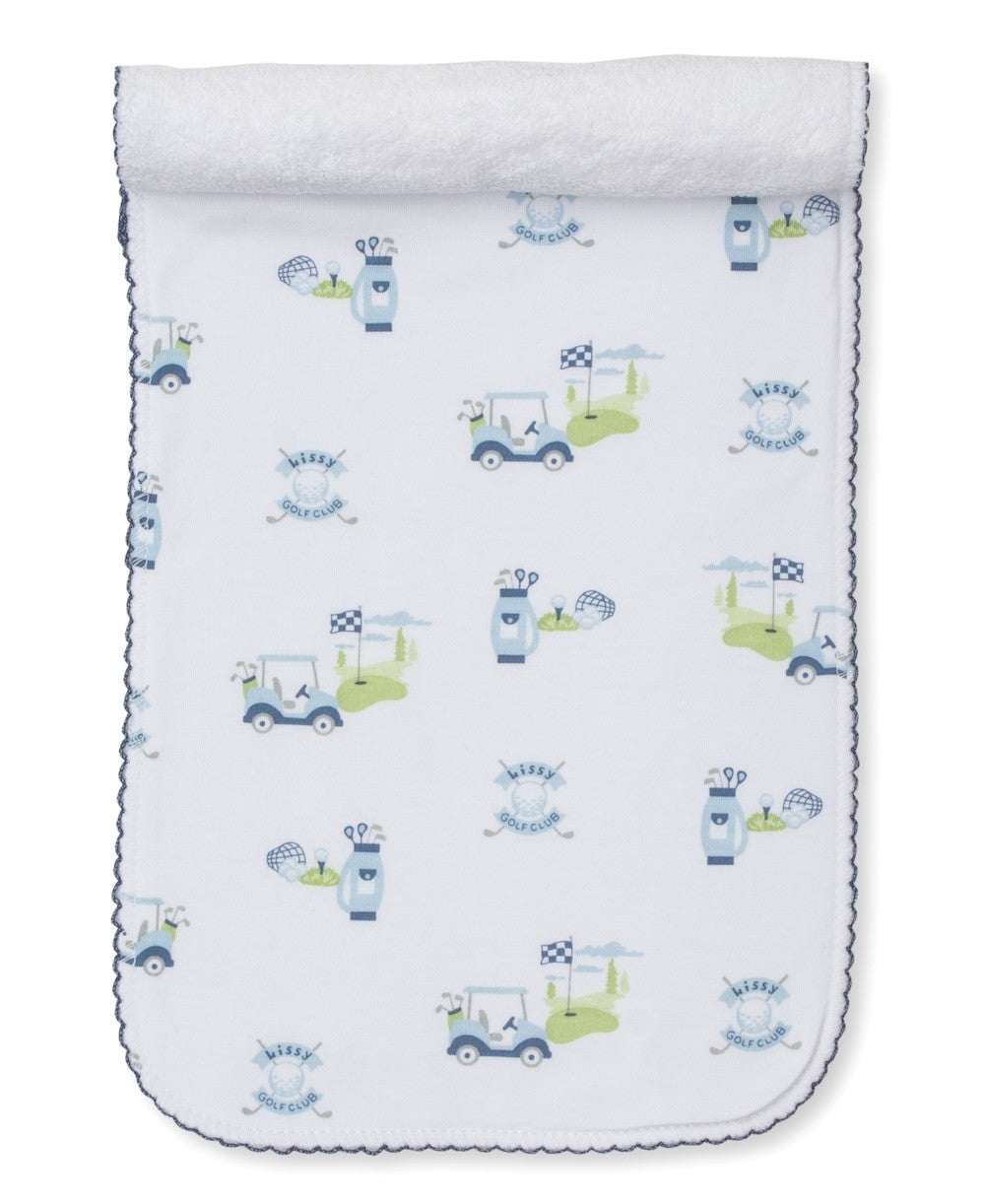 Kissy Kissy Baby Boys Burp Cloth - Golf Club - Blue