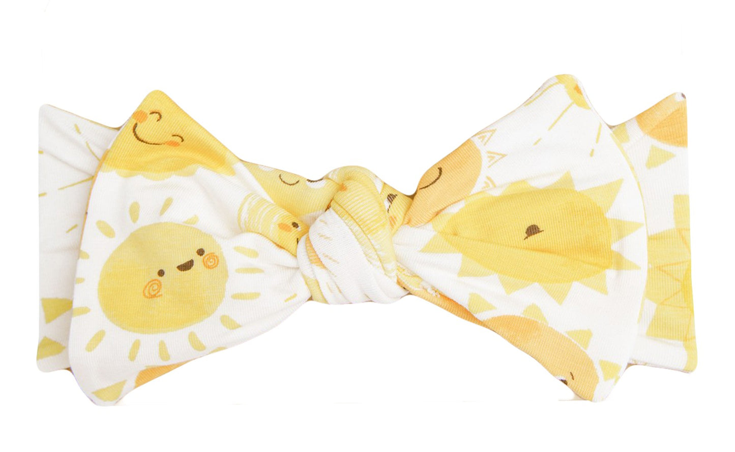 Angel Dear Baby Girls Bow Headband - Yellow Sunshine