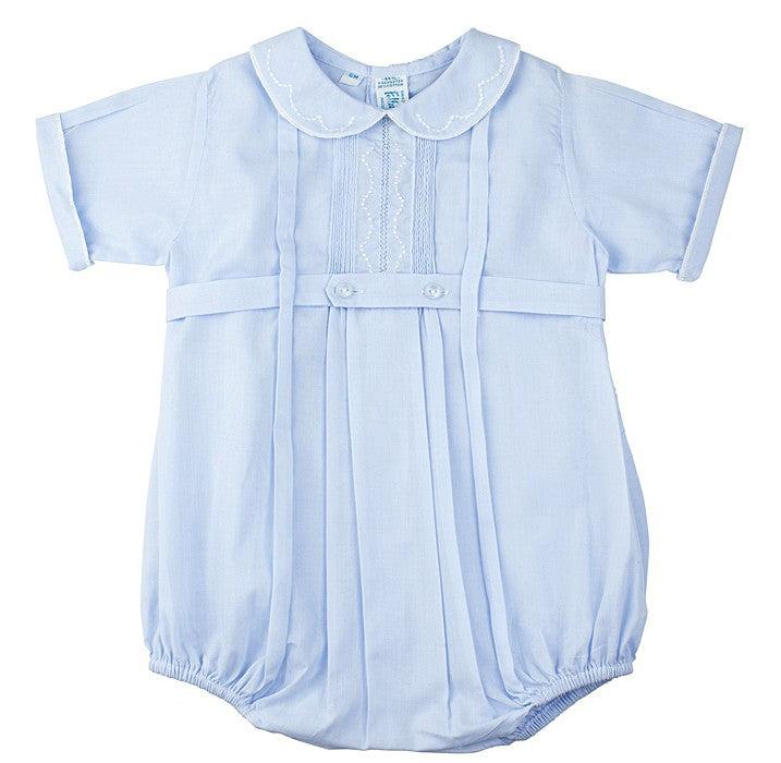 Feltman Brothers Baby Boys 23906 Light Blue Belted Bubble