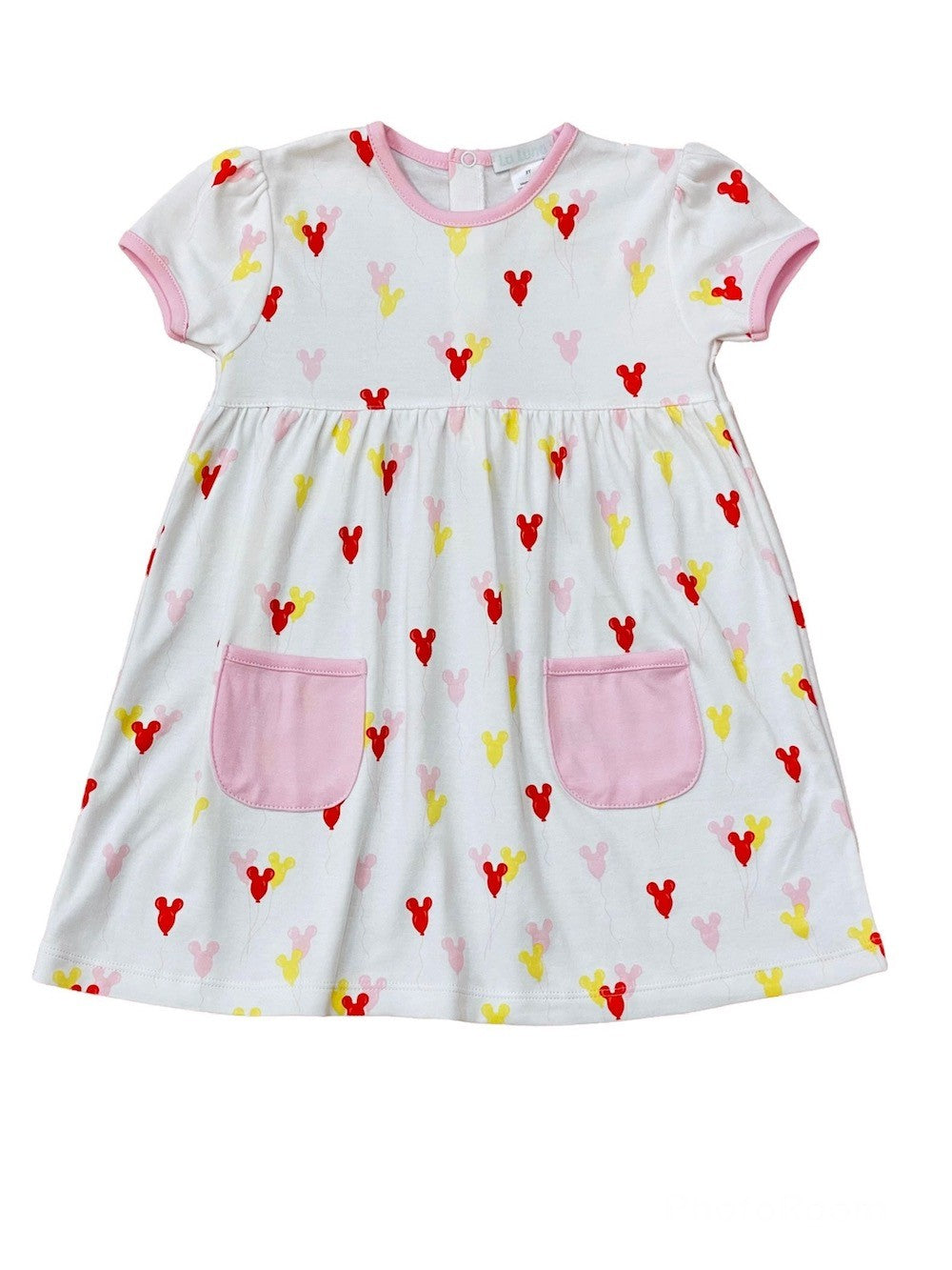 La Luna Girls Minnie Mouse Dress with Pockets by La Luna