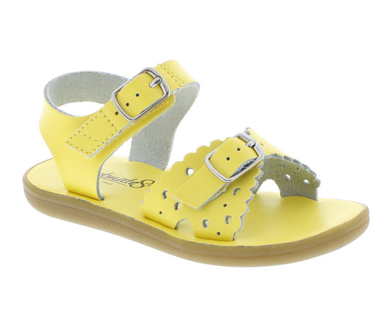 Footmates Girls Shoes - Ariel Sandals - Sunbeam Yellow