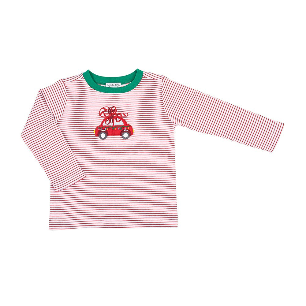 Magnolia Baby Toddler Boys Red Jolly Buggy T-Shirt