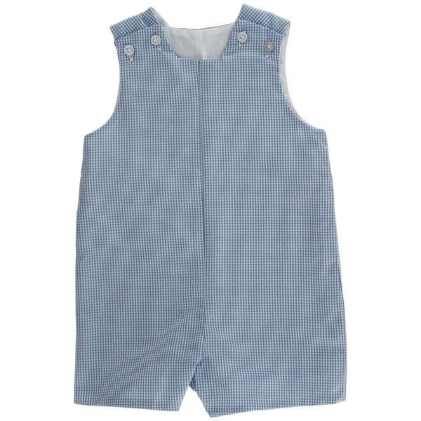 Bailey Boys Jon Jon with Tabs - Blue Micro Check