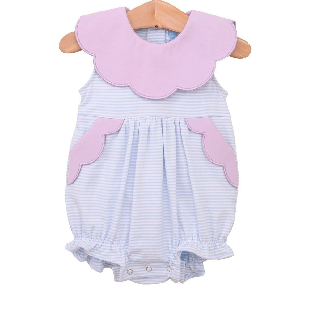 Trotter Street Kids Baby Girls Penelope Bubble - Blue & Lavender