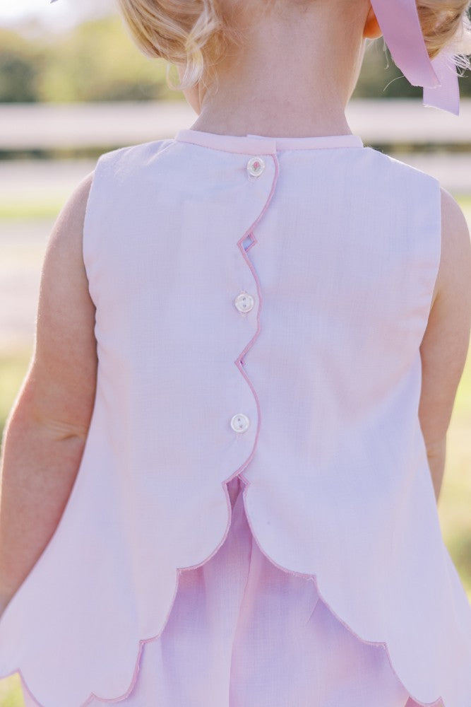 Proper Peony Girls Pink Kittens Bloomers Set