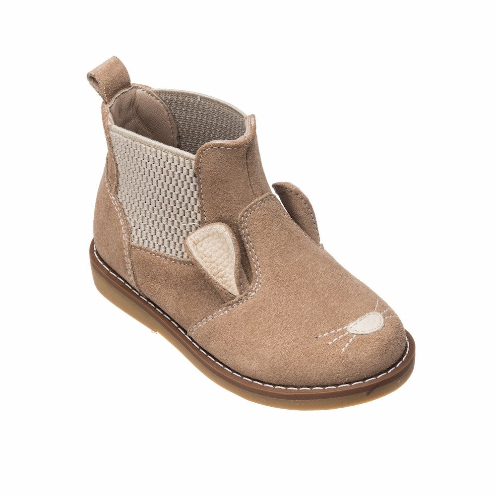 Elephantito Kids Chelsea Boots - Beige Teddy