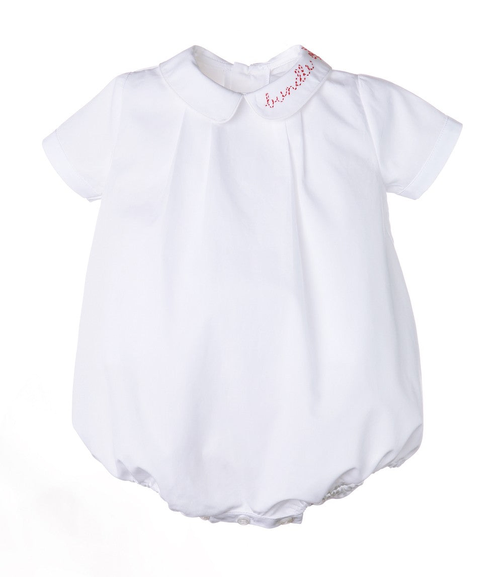 Sophie & Lucas Baby Girls / Boys White Christmas Bundle of Joy Bubble by Sophie & Lucas