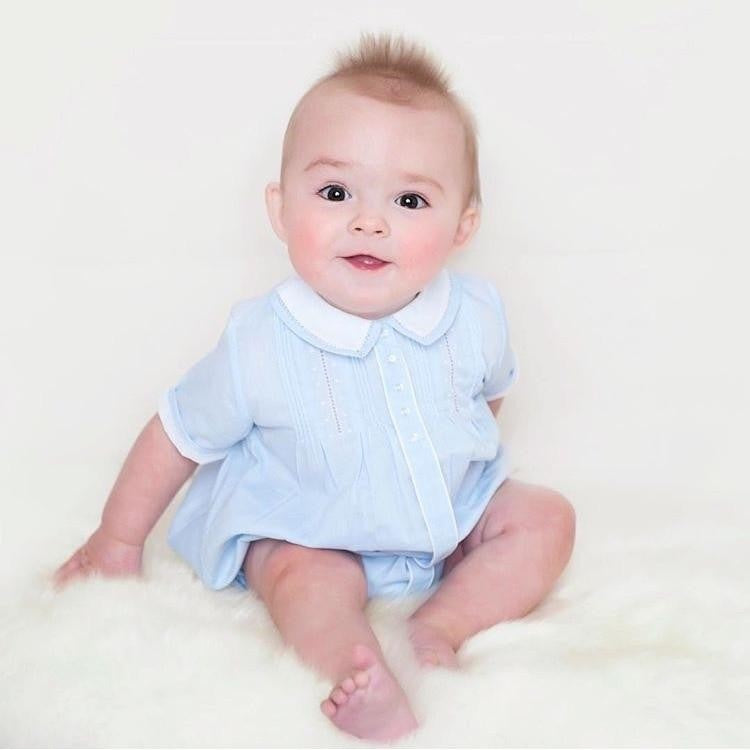 Feltman Brothers Baby Boys Light Blue 23916 Button Front Bubble by Feltman Brothers