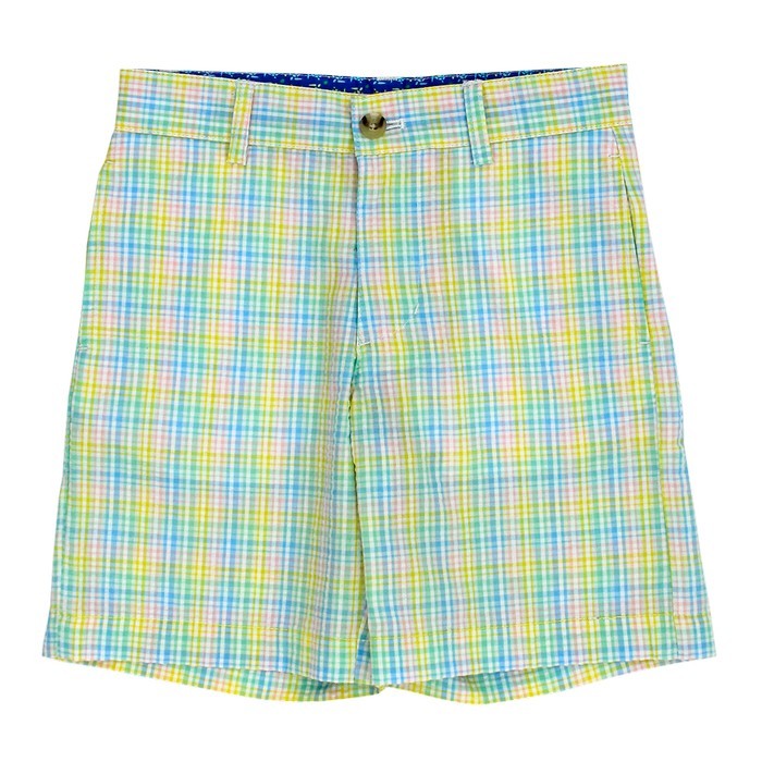 The Bailey Boys J. Bailey Shorts - Preppy Plaid Seersucker by Bailey Boys