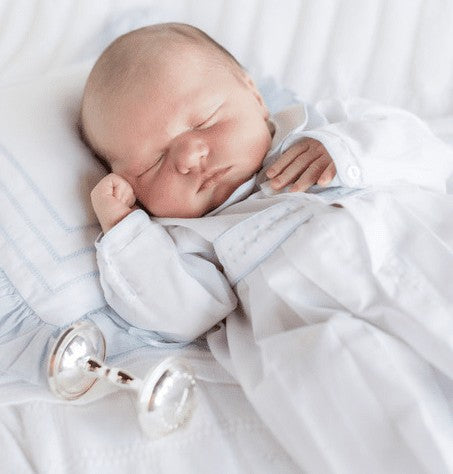 Friedknit Creations Baby Boys Take Me Home Gown with Hat - White by Feltman Brothers