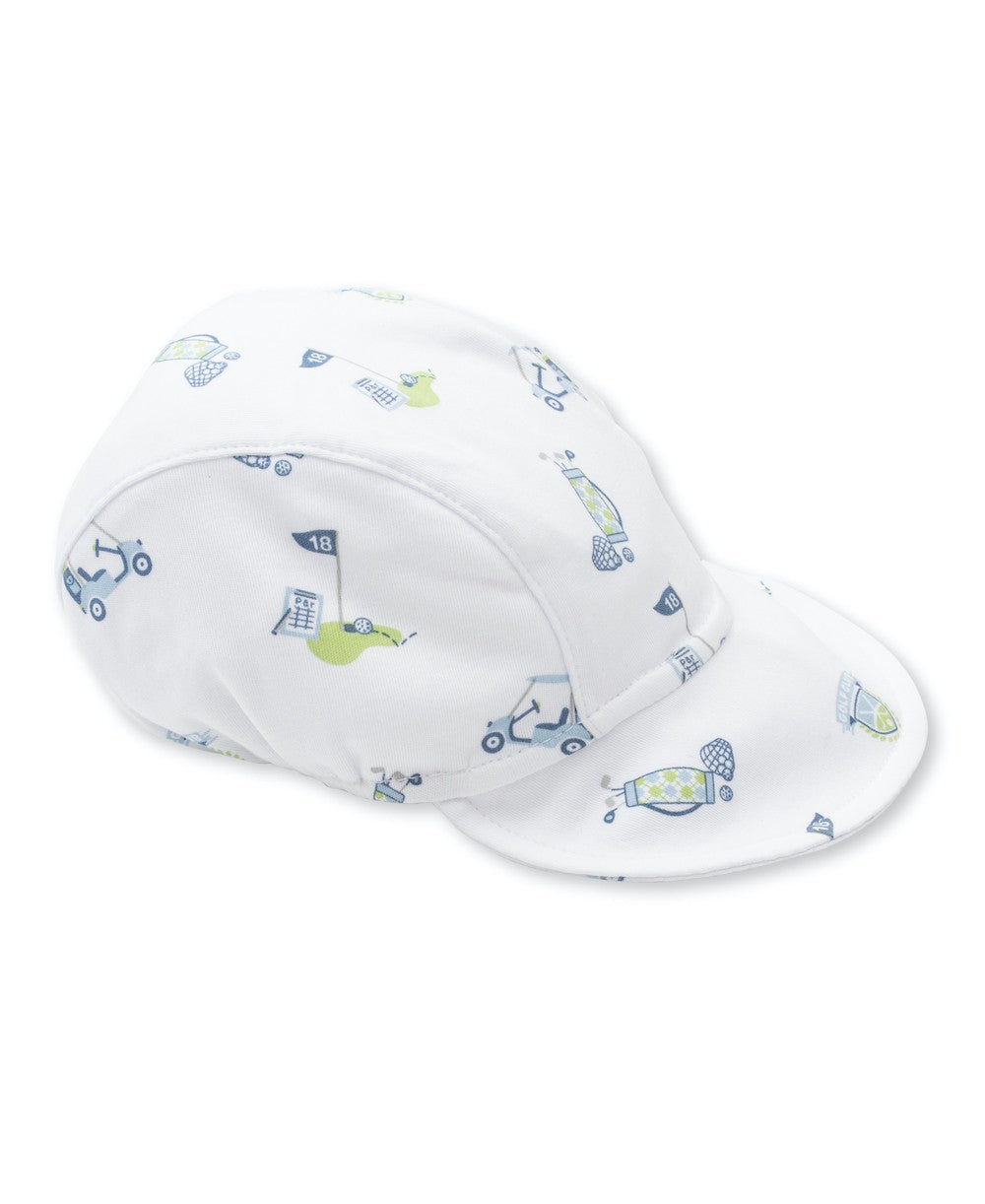 Kissy Kissy Baby Boys 18 Holes Golf Print Cap Hat - Blue
