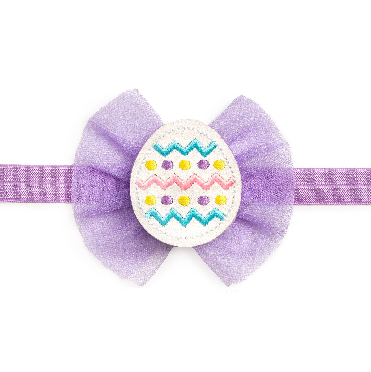 Sweet Wink Girls Soft Headband - Lavender Easter Egg