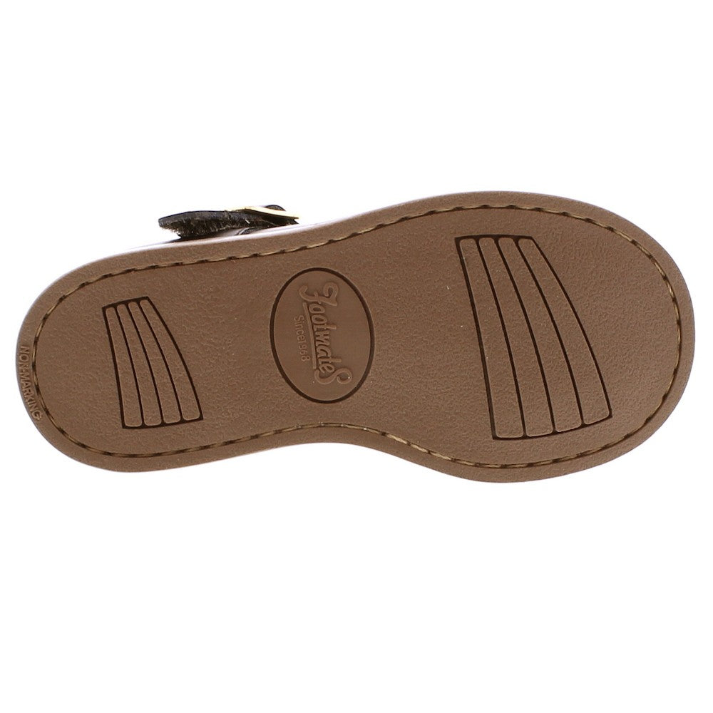 Footmates Girls Shoes - Sherry T-Strap - Brown