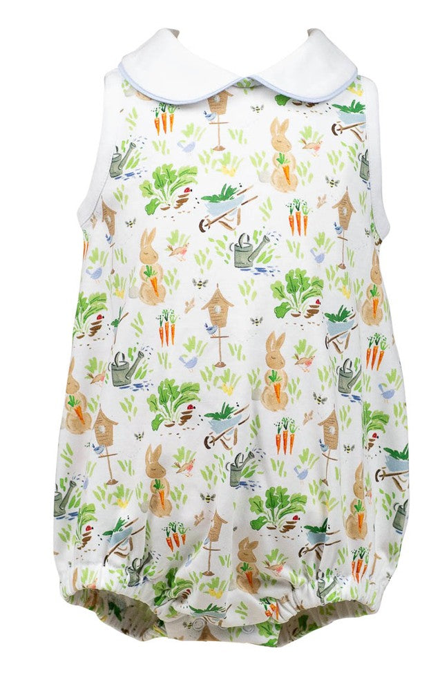 Proper Peony Pima Baby Boys Bubble - Beatrix Easter Bunny