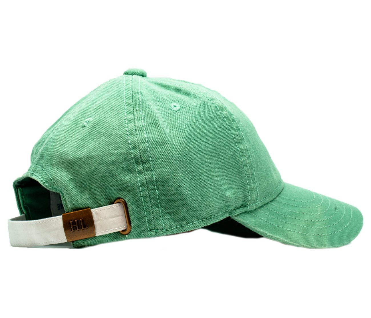 Harding Lane Kids Needlepoint Baseball Hat - Gingerbread Man on Mint Green by Harding Lane