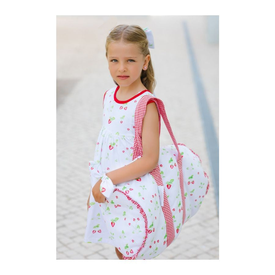 Sal & Pimenta Girls Weekend Duffel Bag - Daisies & Berries Print