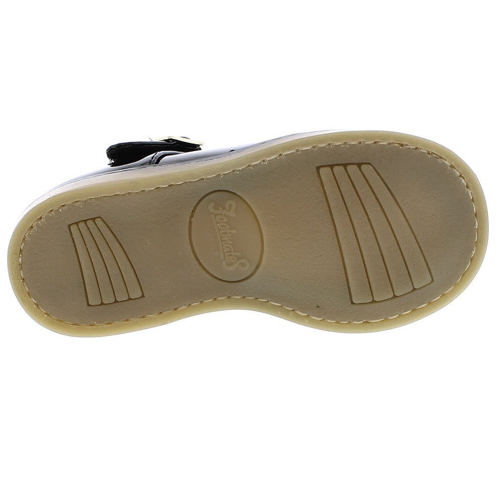 Footmates Girls Shoes - Sherry T-Strap - Black Patent by Footmates