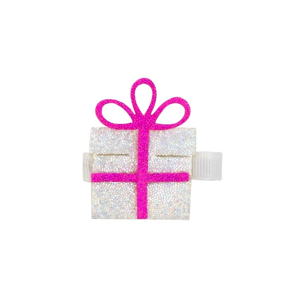Wee Ones Girls Glitter Pinch Clip - Silver & Pink Gift Package by Wee Ones