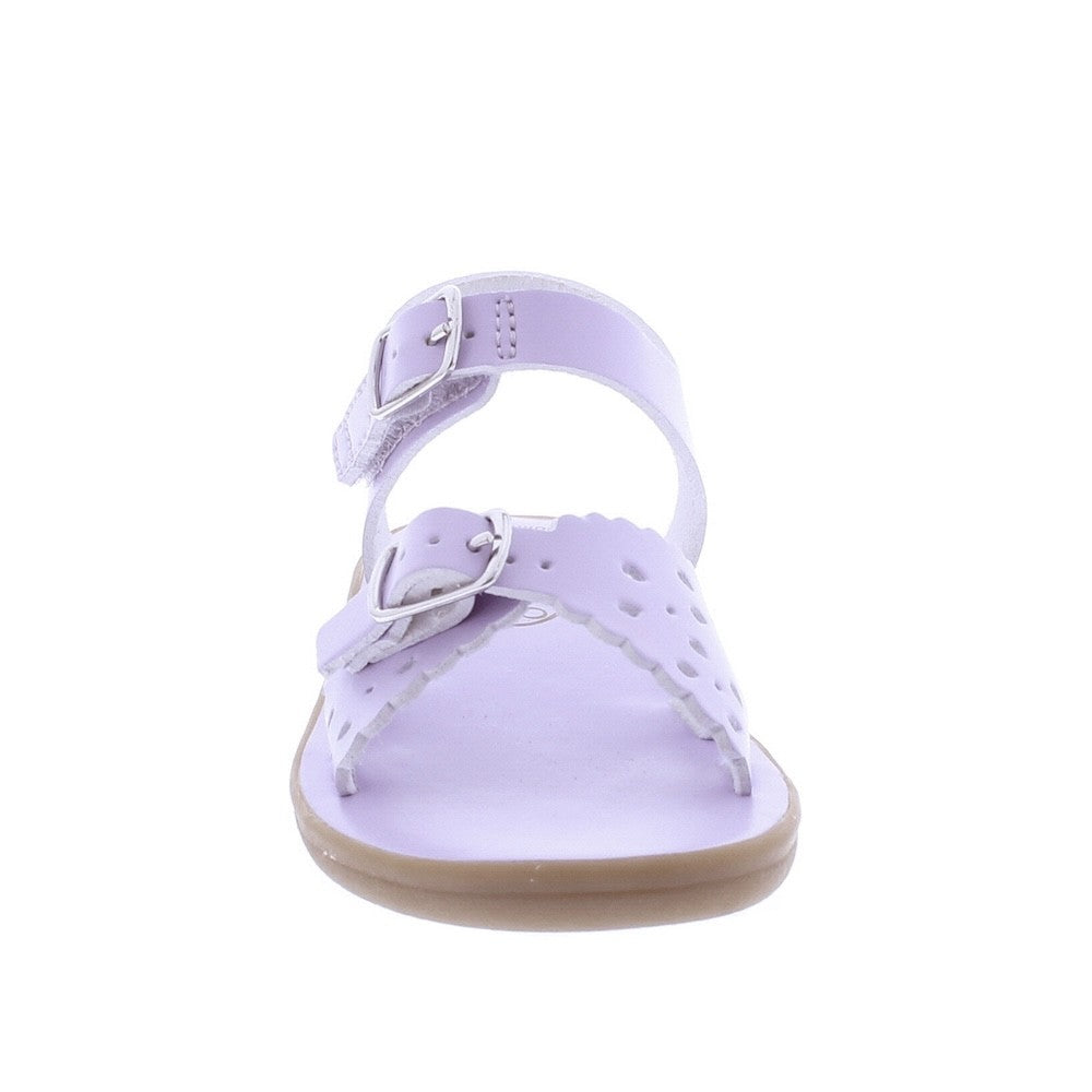 Footmates Girls Sustainable Sandals - Eco-Ariel Microfiber - Lavender