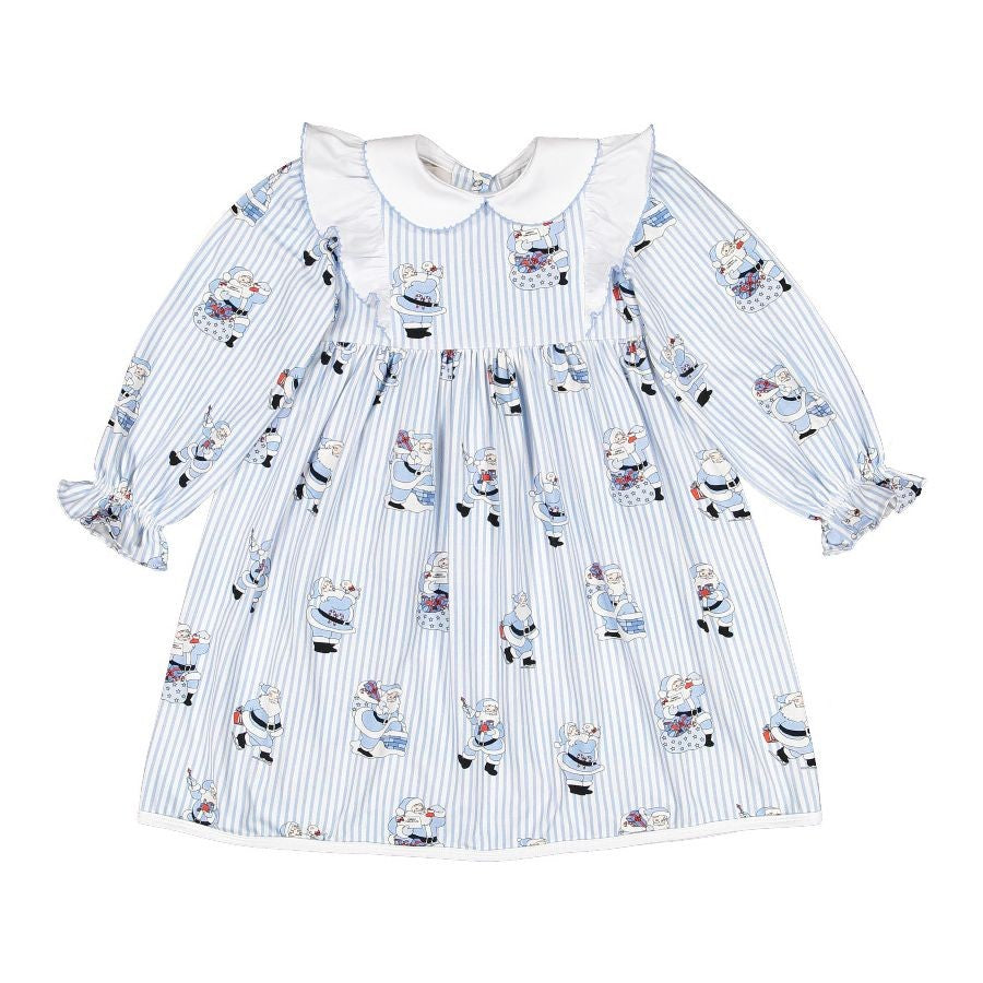 Sal & Pimenta Girls Nightgown - Santa Blues