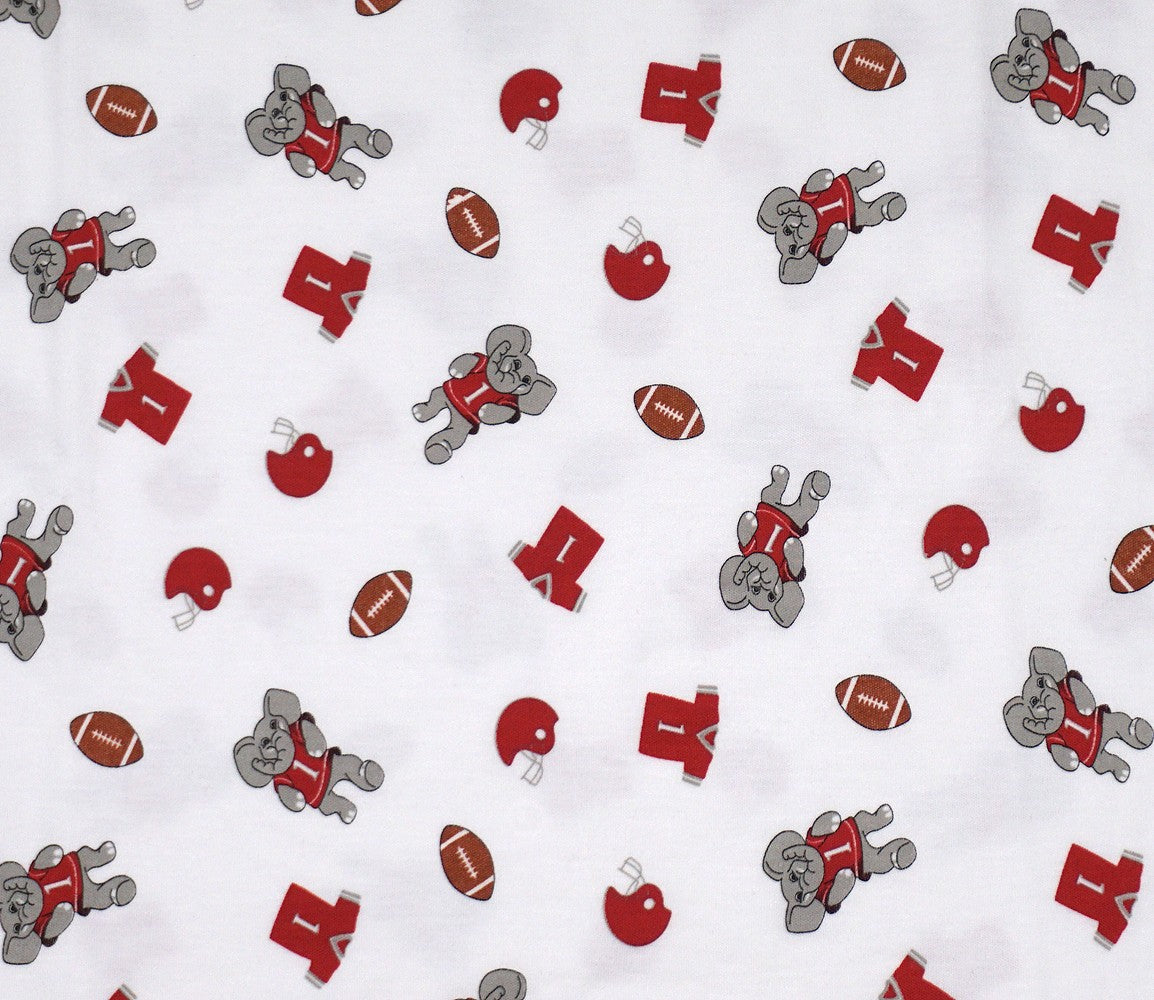 La Luna Boys / Girls Pajamas - Red Alabama Crimson Tide