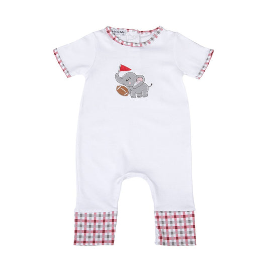 Magnolia Baby Boys Alabama Crimson Tide Applique Playsuit