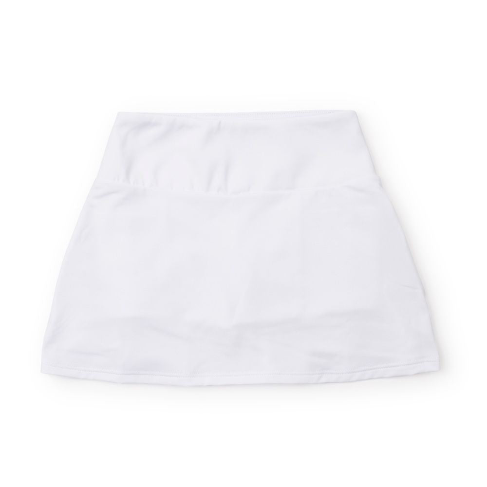 Lila & Hayes LH Sport Girls Margot Tiered Skirt - White by Lila & Hayes