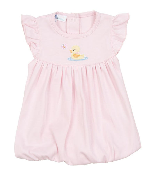 Magnolia Baby Girls Pink Darling Ducklings Flutters Bubble
