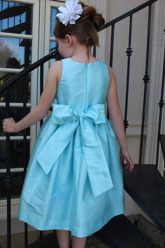 Susanne Lively Girls Sleeveless Special Occasion Dress - Blue