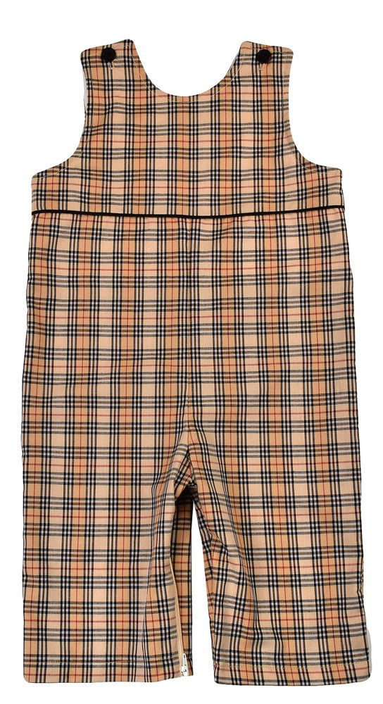 Funtasia Baby / Toddler Boys Tan Burberry Plaid Longall