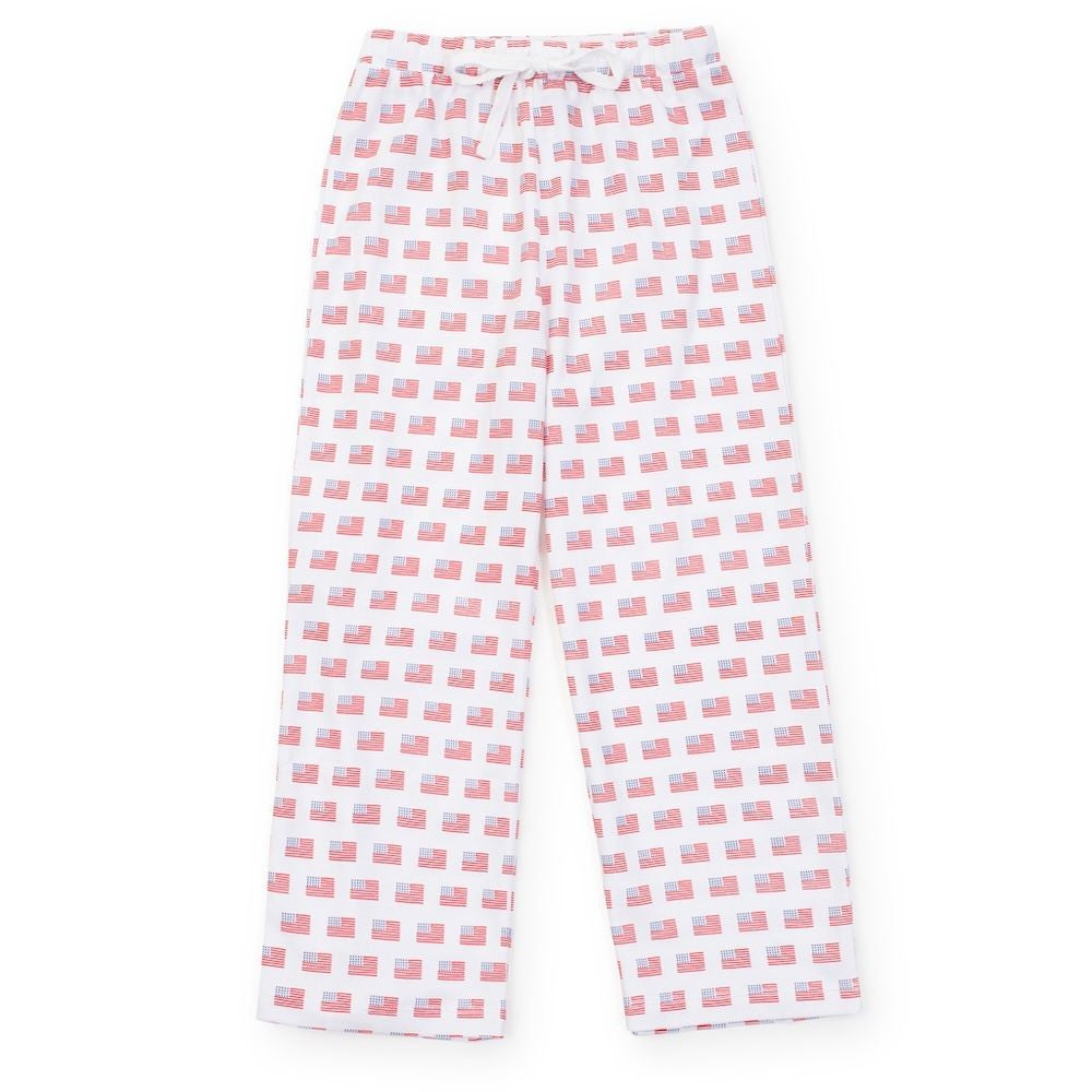 Lila & Hayes Boys Beackett Hang Out Pants - American Flag