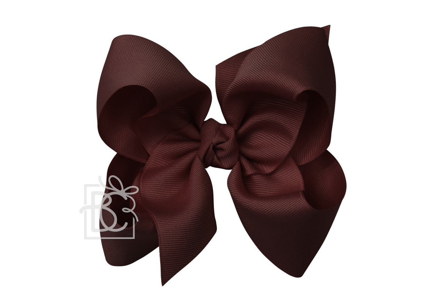 Beyond Creations Girls Grosgrain Double Knot Bow on Clip - Burgundy by Beyond Creations