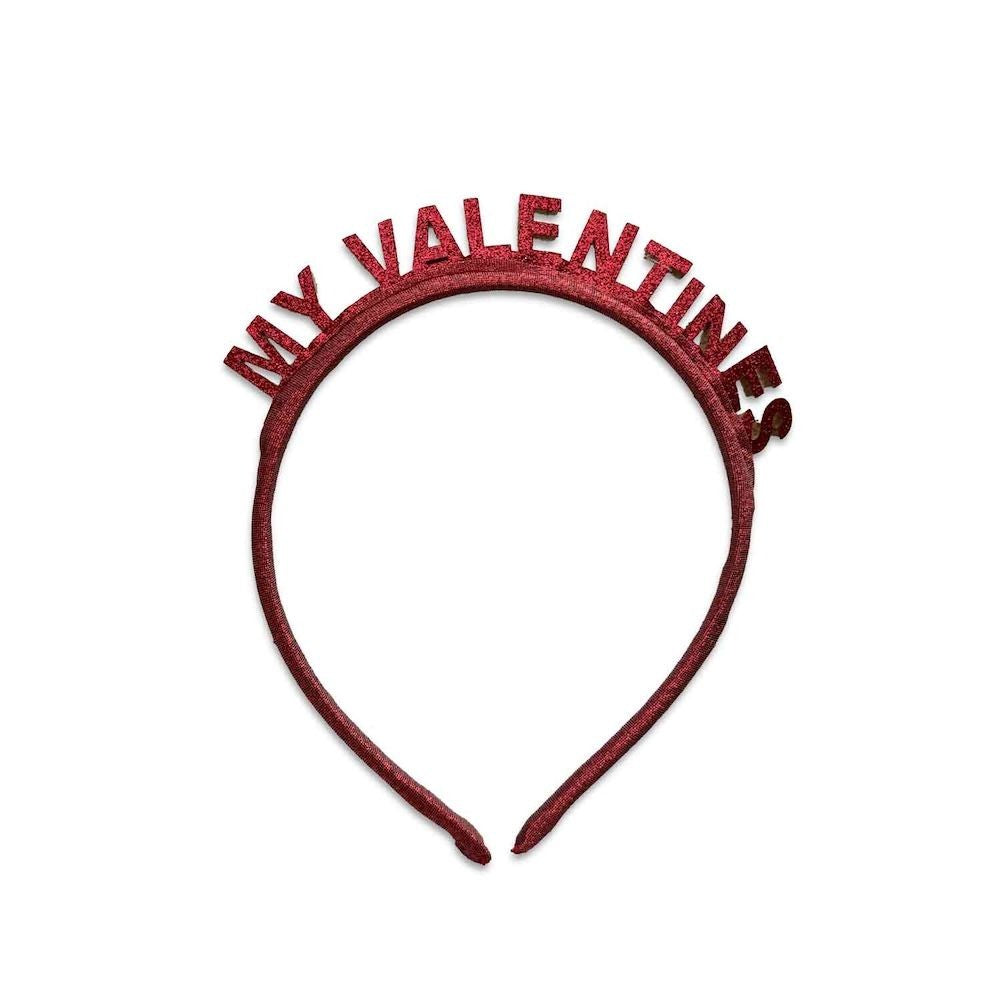 Eva's House Girls Headband - Red My Valentines by Evas House