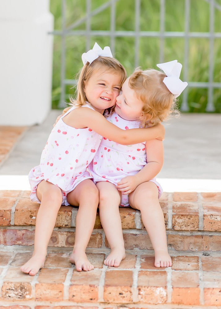 James & Lottie Baby Girls Sammy Knit Bloomers Set - Cherry on Top