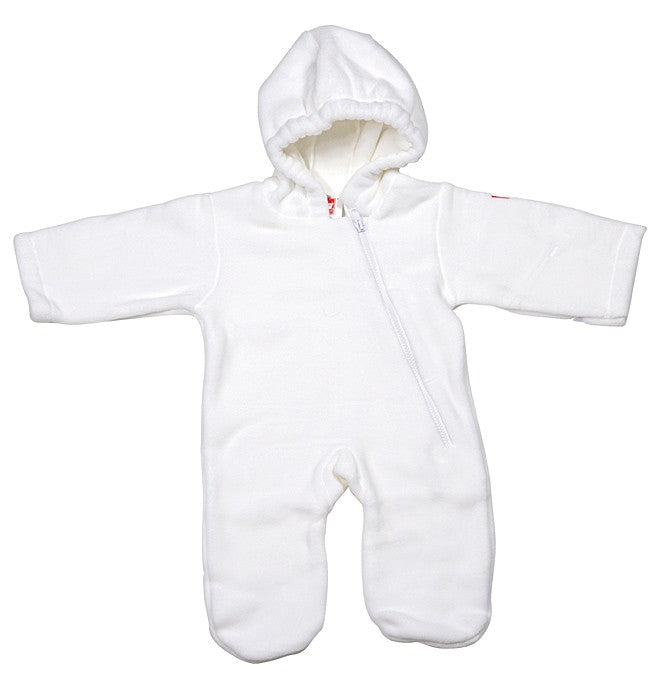 Widgeon Warm Plus Baby Boys / Girls Fleece Bunting Suit - White by Widgeon