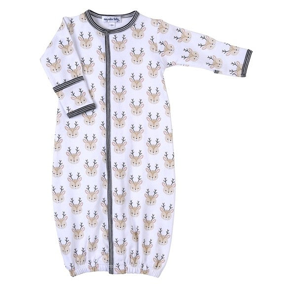 Magnolia Baby Boys Little Buck Printed Converter Gown by Magnolia Baby