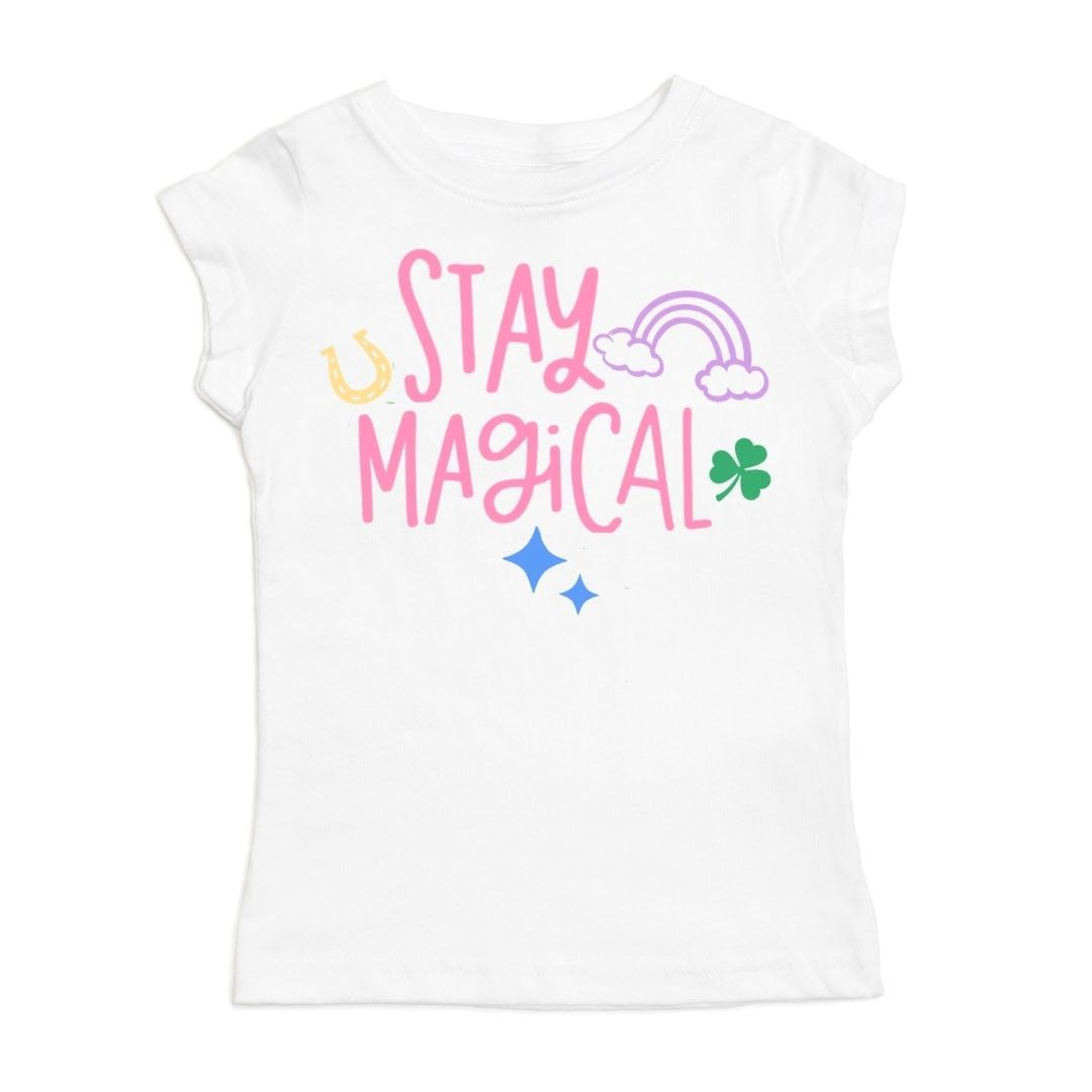 Sweet Wink Girls Stay Magical Rainbow Shirt