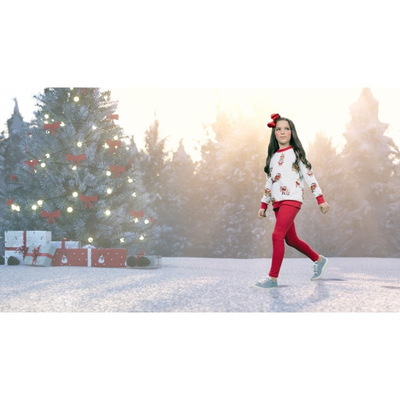 Sal & Pimenta Holiday Sweatshirt - Busy Santa by Sal & Pimenta