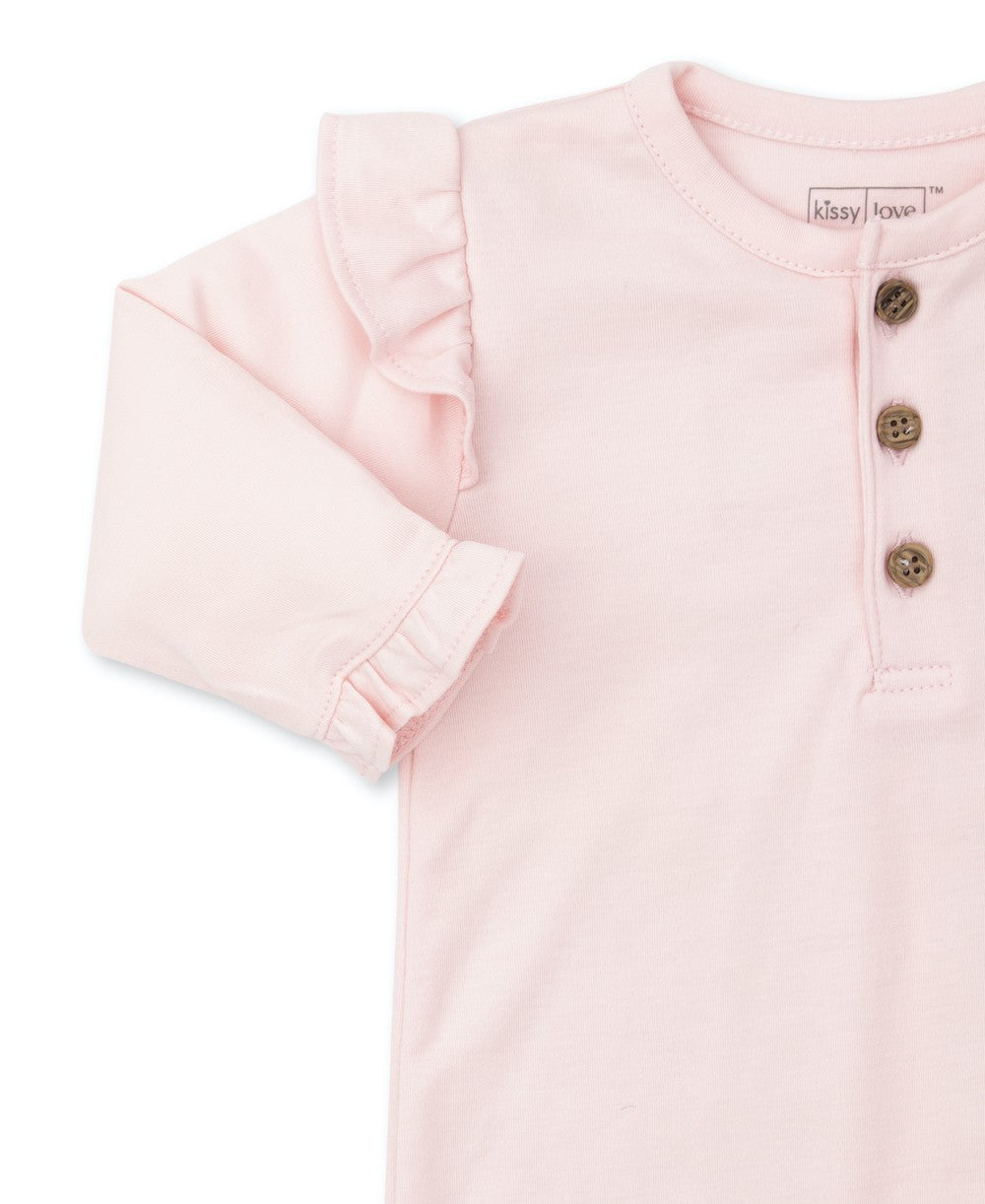 Kissy Kissy Love Baby Girls Pink Playsuit Romper
