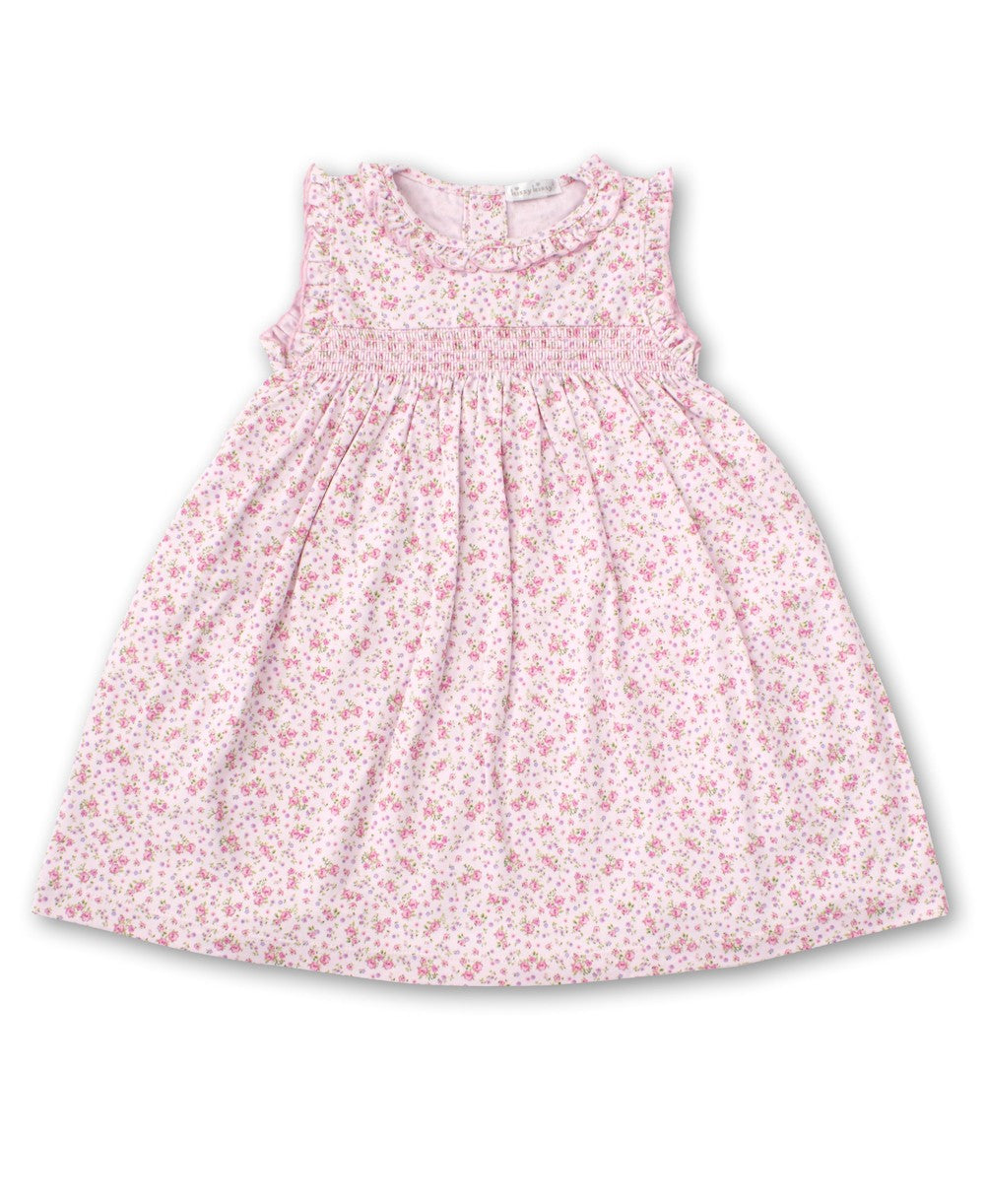 Kissy Kissy Toddler Girls Dusty Rose Pink Floral Smocked Dress
