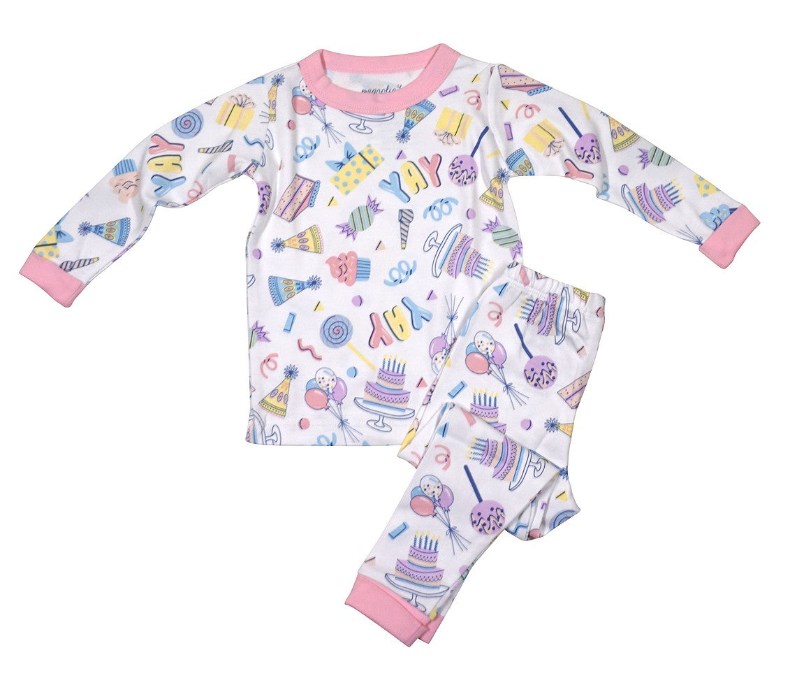 Magnolia Baby It's My Birthday Pajamas - Pink - Long