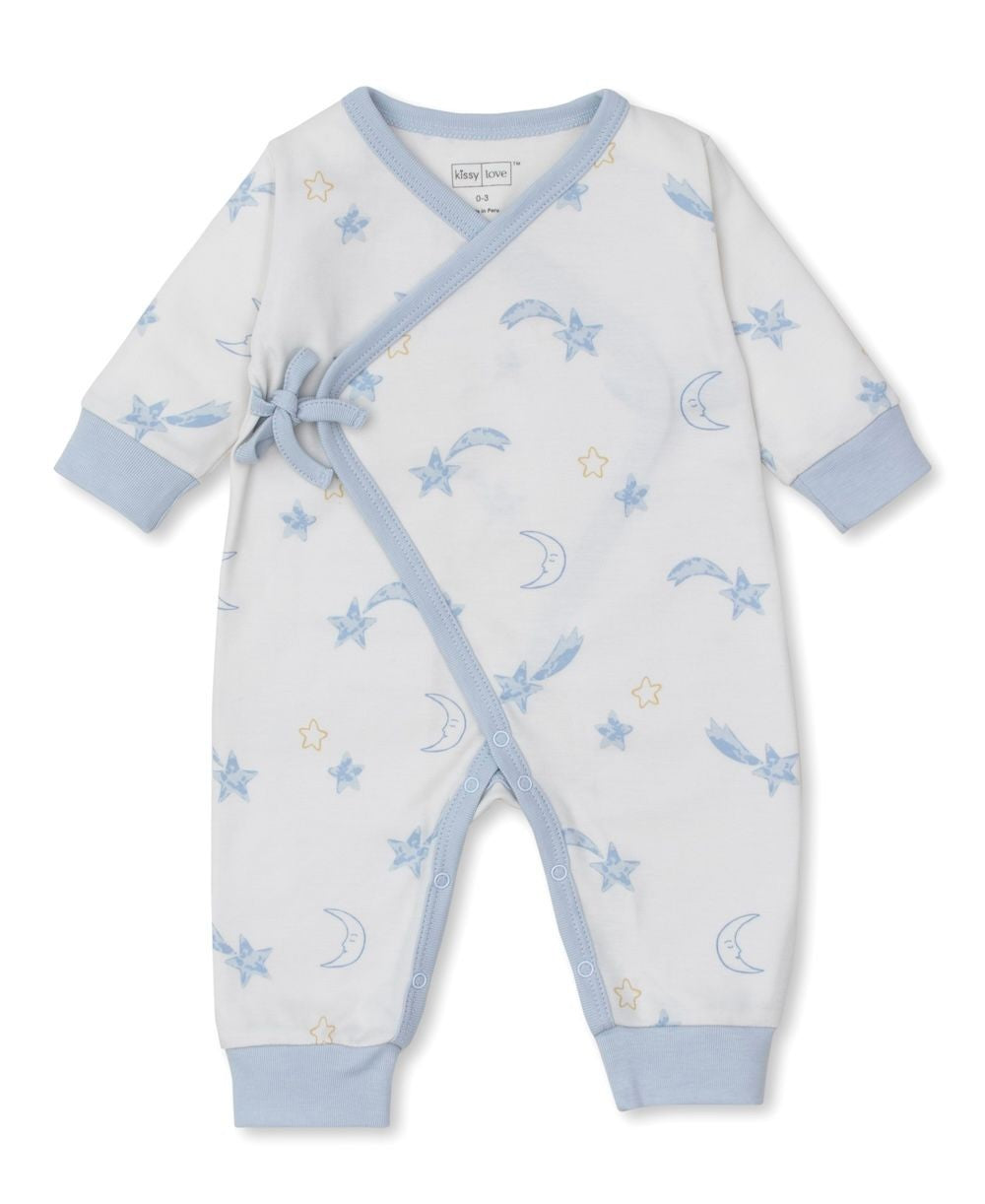 Kissy Kissy Love Baby Boys Starry Sky Playsuit - Blue